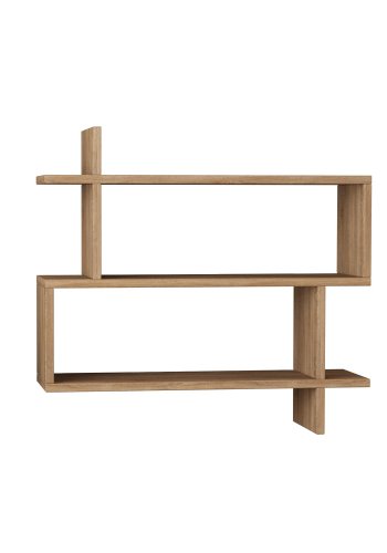 FUNZI LIVING Parallell vegghylle - eik melamin