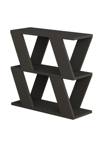 NORDVRK Lazena sidebord, m. hylle - antrasittgr melamin (60x22)