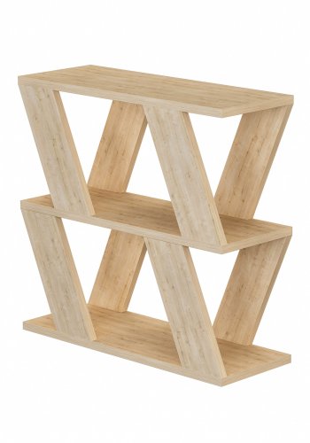 NORDVRK Lazena sidebord, m. hylle - eik melamin (60x22)