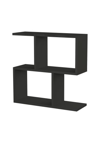 NORDVRK Mania sidebord, m. hyller - antrasittgr melamin (60x20)