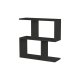 NORDVRK Mania sidebord, m. hyller - antrasittgr melamin (60x20)