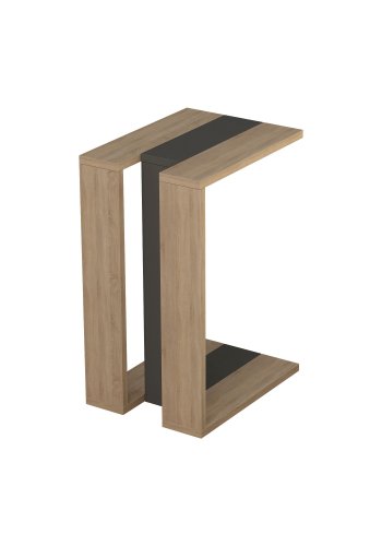 NORDVRK Muju sidebord, eikAntrasitt