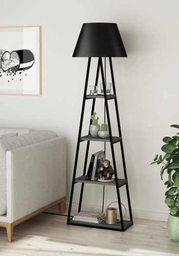 NORDVRK Pal gulvlampe, antrasitt Svart