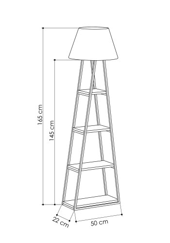 NORDVRK Pal gulvlampe, antrasitt Svart