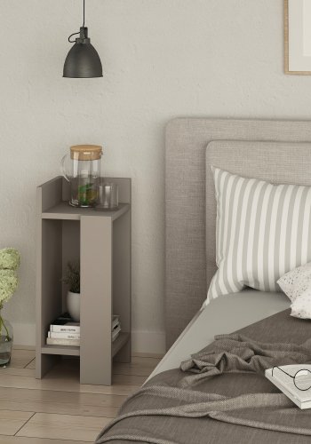 NORDVRK Elos Nattbord, Lys Mokka