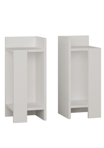 NORDVRK Elos nattbord, hvit