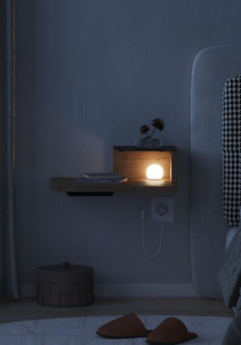 NORDV&Auml;RK Luno - S&auml;ngbord i ek