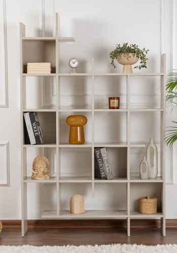 FUNZI LIVING Manco bokhylle - sandstein melamin