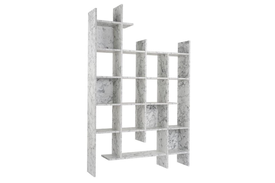 FUNZI LIVING Manco bokhylle - Carrara marmor melamin