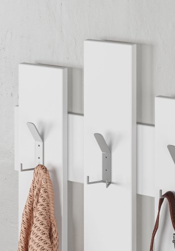 FUNZI LIVING Wave klesstativ - hvit melamin