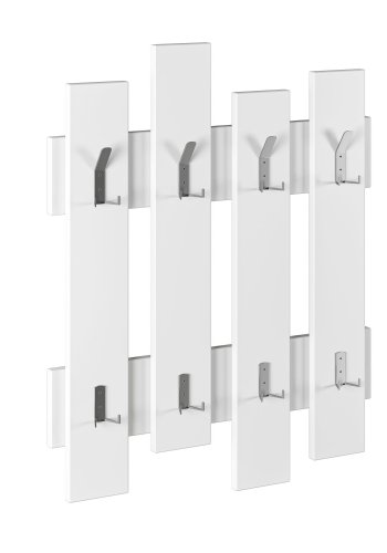 FUNZI LIVING Wave klesstativ - hvit melamin