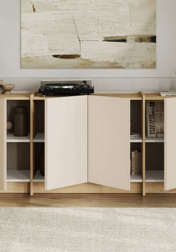 NORDV�RK Dorma - Mink, Safir Oak Console