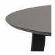 ACT NORDIC Roxby spisebord - sort egetrsfinr/gummitr, rund (105)