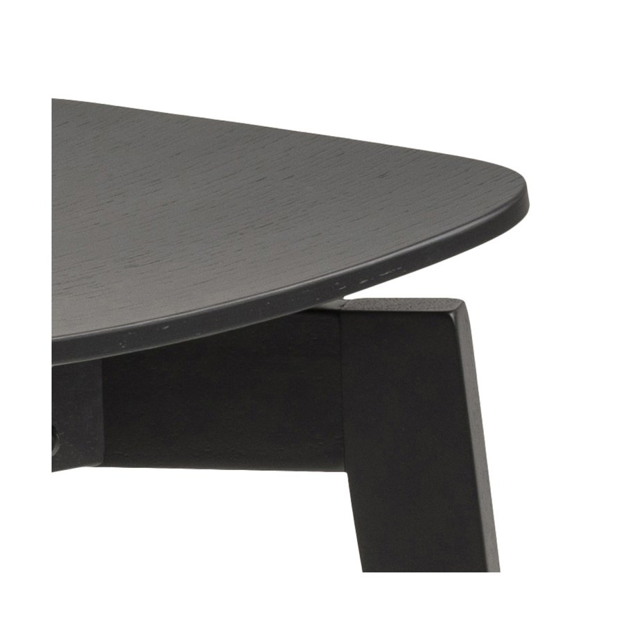 ACT NORDIC Roxby spisebordsstol - sort egetrsfinr/gummitr