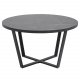 ACT NORDIC Amble rund sofabord - sort melamin og metal (77)