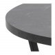 ACT NORDIC Amble rund sofabord - sort melamin og metal (77)