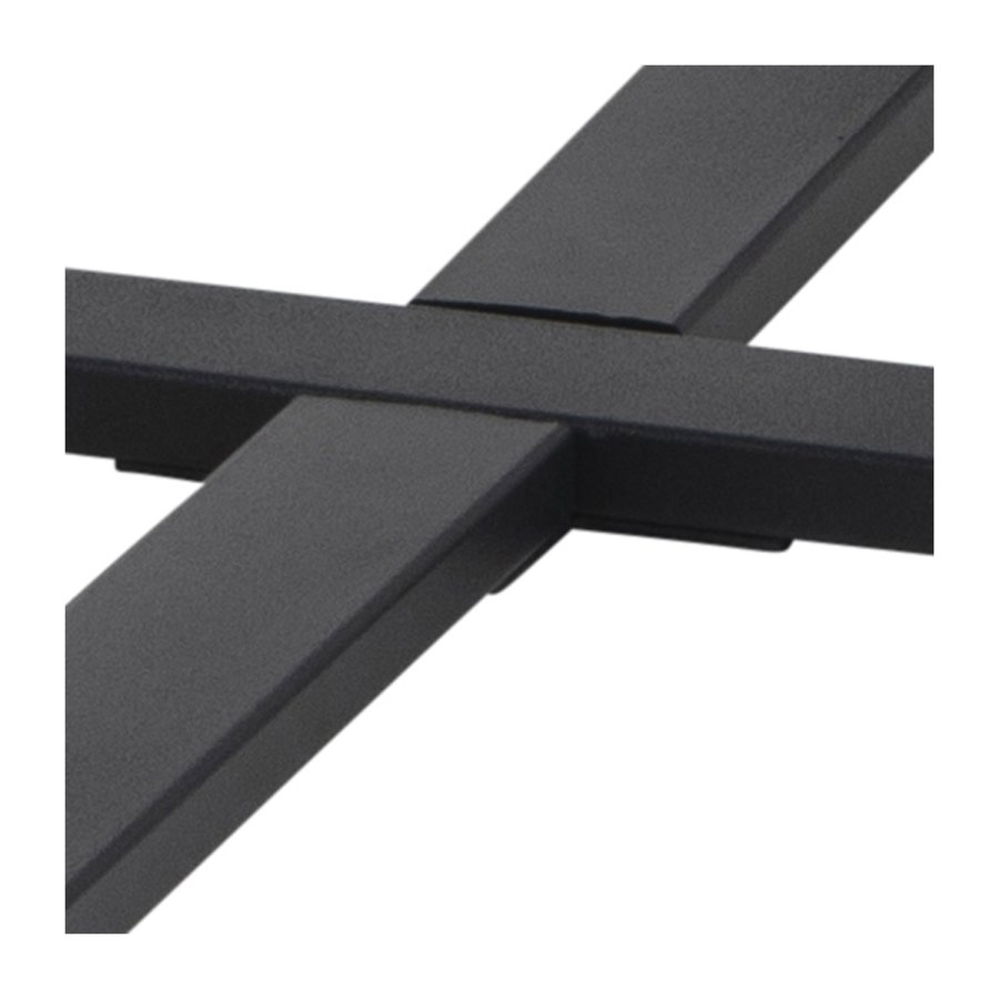 ACT NORDIC Amble rund sofabord - sort melamin og metal (77)