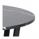 ACT NORDIC Amble rund spisebord - sort melamin og metal (110)