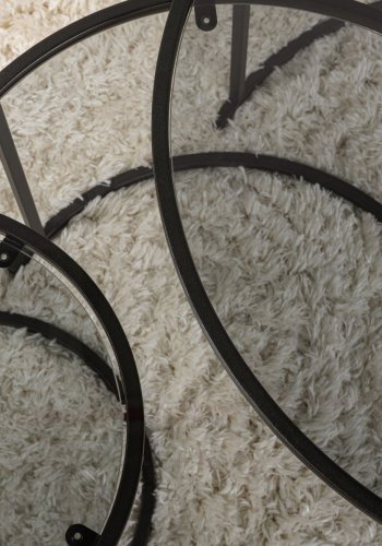 NORDVRK Aurum - 80, 60, 42 - Sort, Gr sofabordsett