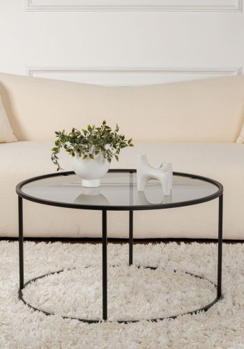 NORDVRK Aurum - 80 - Sort, Gr Sofabord