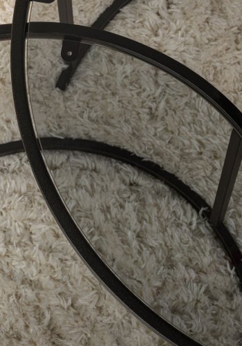 NORDVRK Aurum - 80, 60 - Sort, Gr Sofabordsett