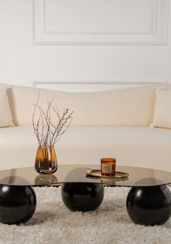 NORDVRK Ball - Sort, Bronse Sofabord
