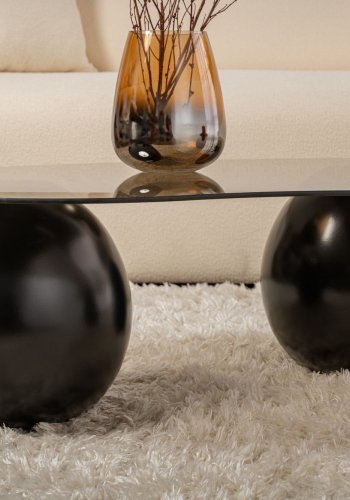 NORDVRK Ball - Sort, Bronse Sofabord