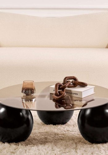 NORDVRK Miro - Sort, bronse salongbord