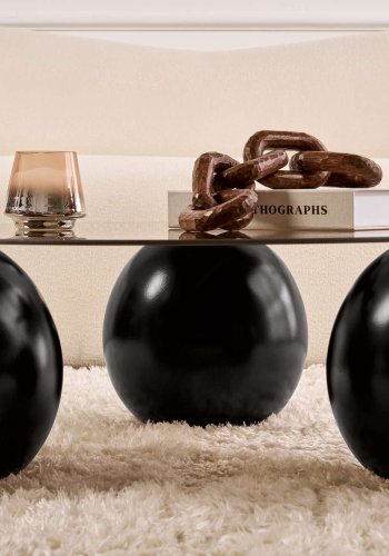 NORDVRK Miro - Sort, bronse salongbord