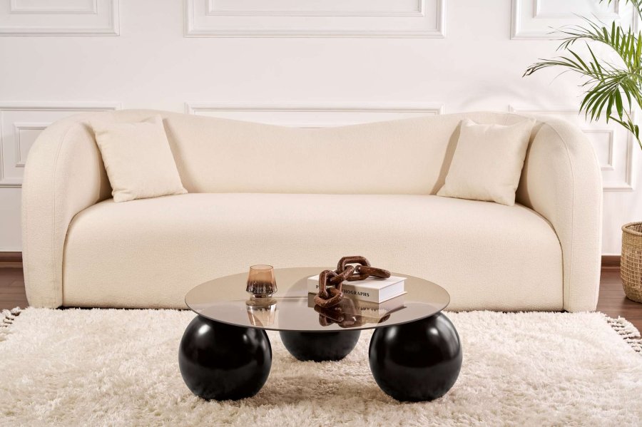 NORDVRK Miro - Sort, bronse salongbord