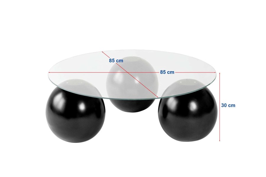NORDVRK Miro - Sort, Gr Sofabord