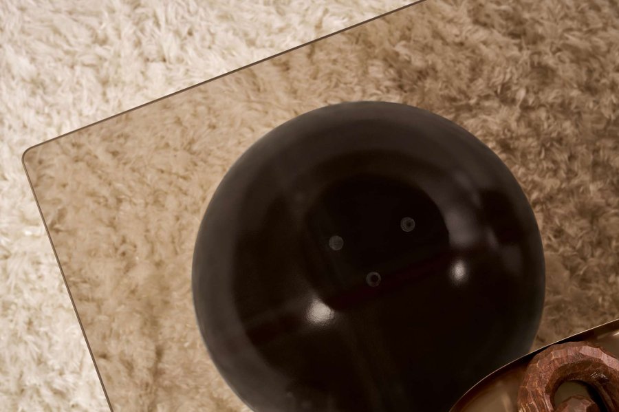 NORDVRK Sera - Sort, bronse salongbord