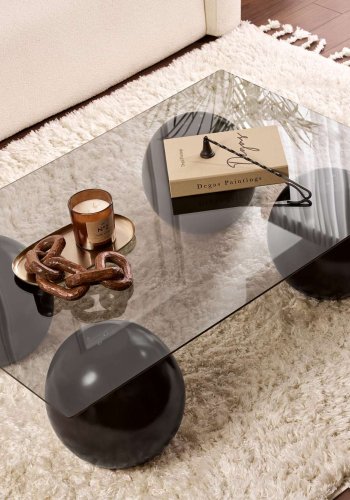 NORDVRK Sera - Svart, grtt salongbord