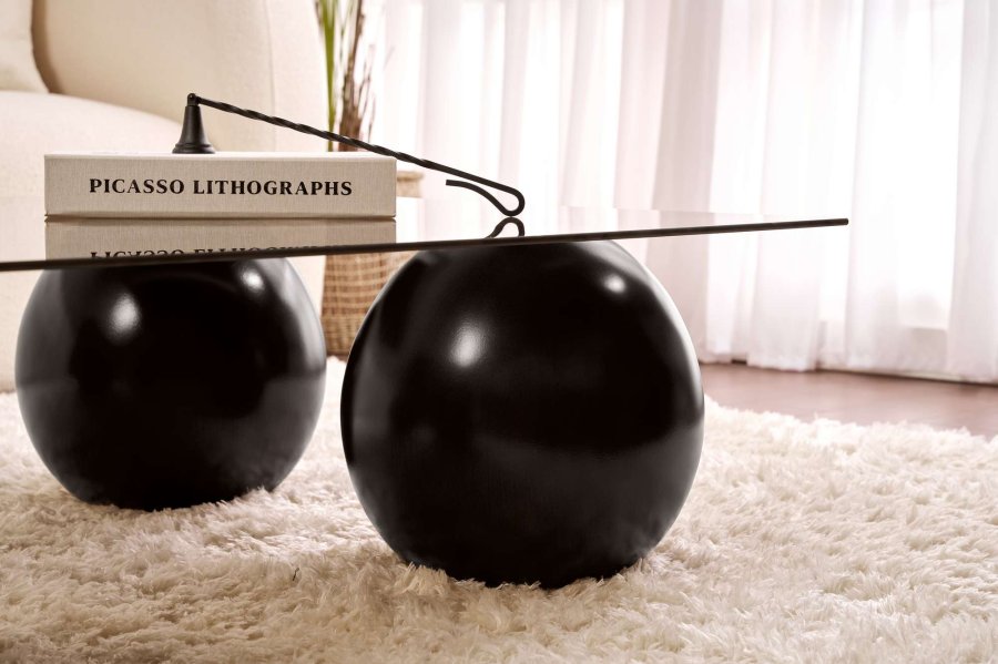 NORDVRK Sera - Svart, grtt salongbord