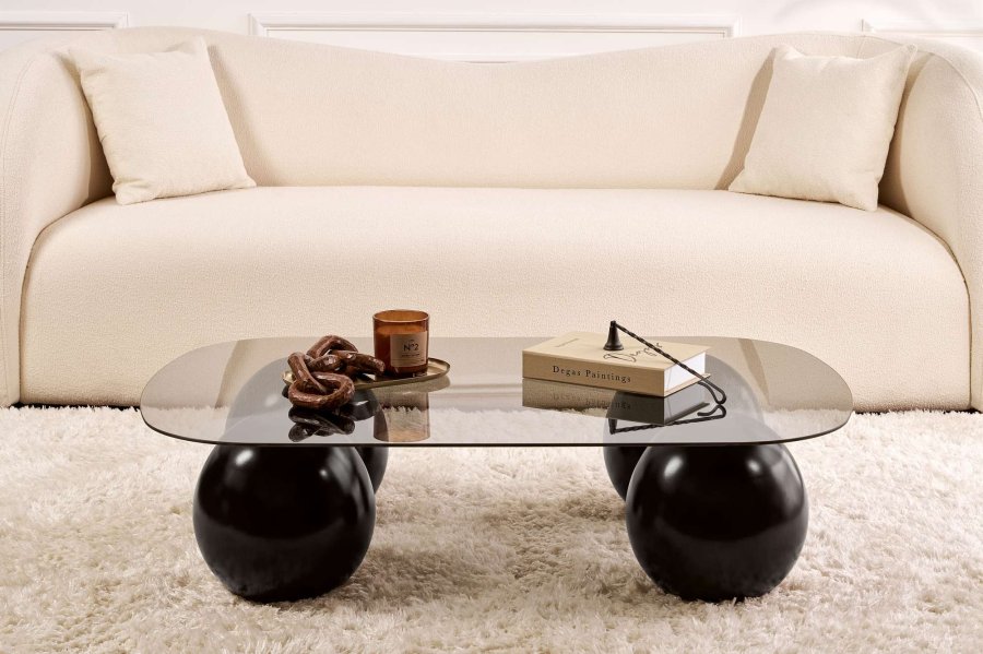 NORDVRK Evara - Sort, Gr Sofabord