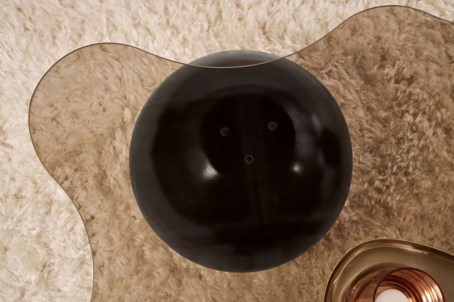 NORDVRK Noxa - Sort, bronse salongbord