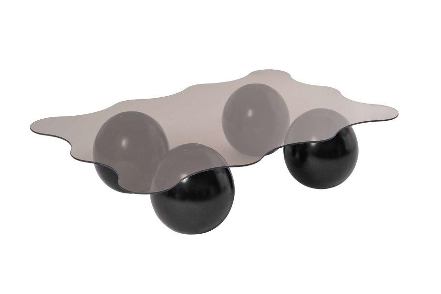 NORDVRK Noxa - Sort, bronse salongbord