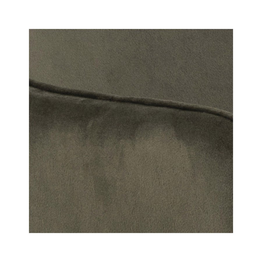 ACT NORDIC Ranja spisestol olivengrnn/svart stoff/metall, med armlener