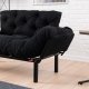 NORDVRK Nitta - Sort 2-manns sovesofa