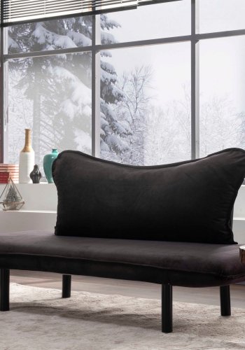 NORDVRK Chatto - Svart 2-manns sovesofa