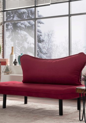 NORDVRK Chatto - rdbrun sovesofa for 2 personer