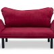 NORDVRK Chatto - rdbrun sovesofa for 2 personer
