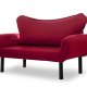 NORDVRK Chatto - rdbrun sovesofa for 2 personer