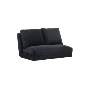 NORDVÄRK Taida 2 pers. sovesofa - sort polyester stof