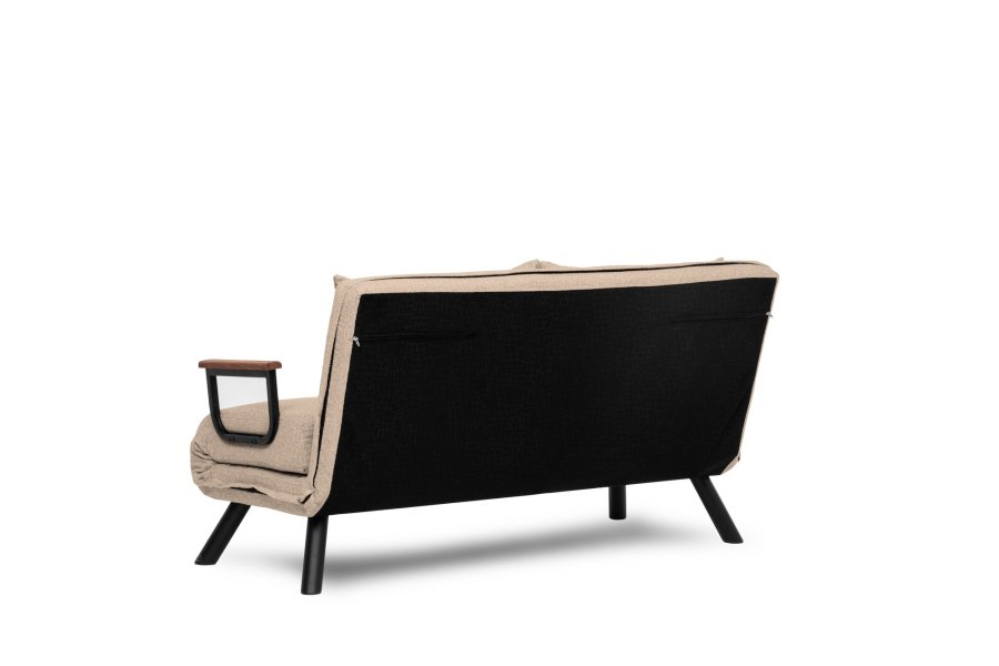 NORDVRK Sando 2-seter - Kremfarget 2-manns sovesofa