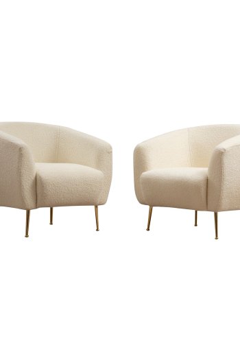 NORDVRK Eses  Kremfarget Bouclette-vingestol