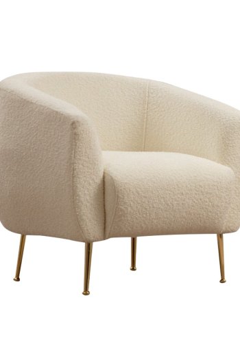 NORDVRK Eses  Kremfarget Bouclette-vingestol