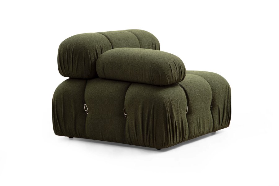 NORDVRK Bubble Green L1-O1-1R-PUF Hjrnesofa