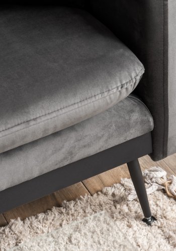 NORDVRK Reya - Antrasitt hjrnesofa