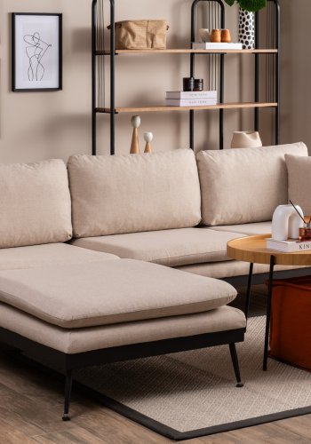 NORDVRK Reya - Krem Hjrnesofa